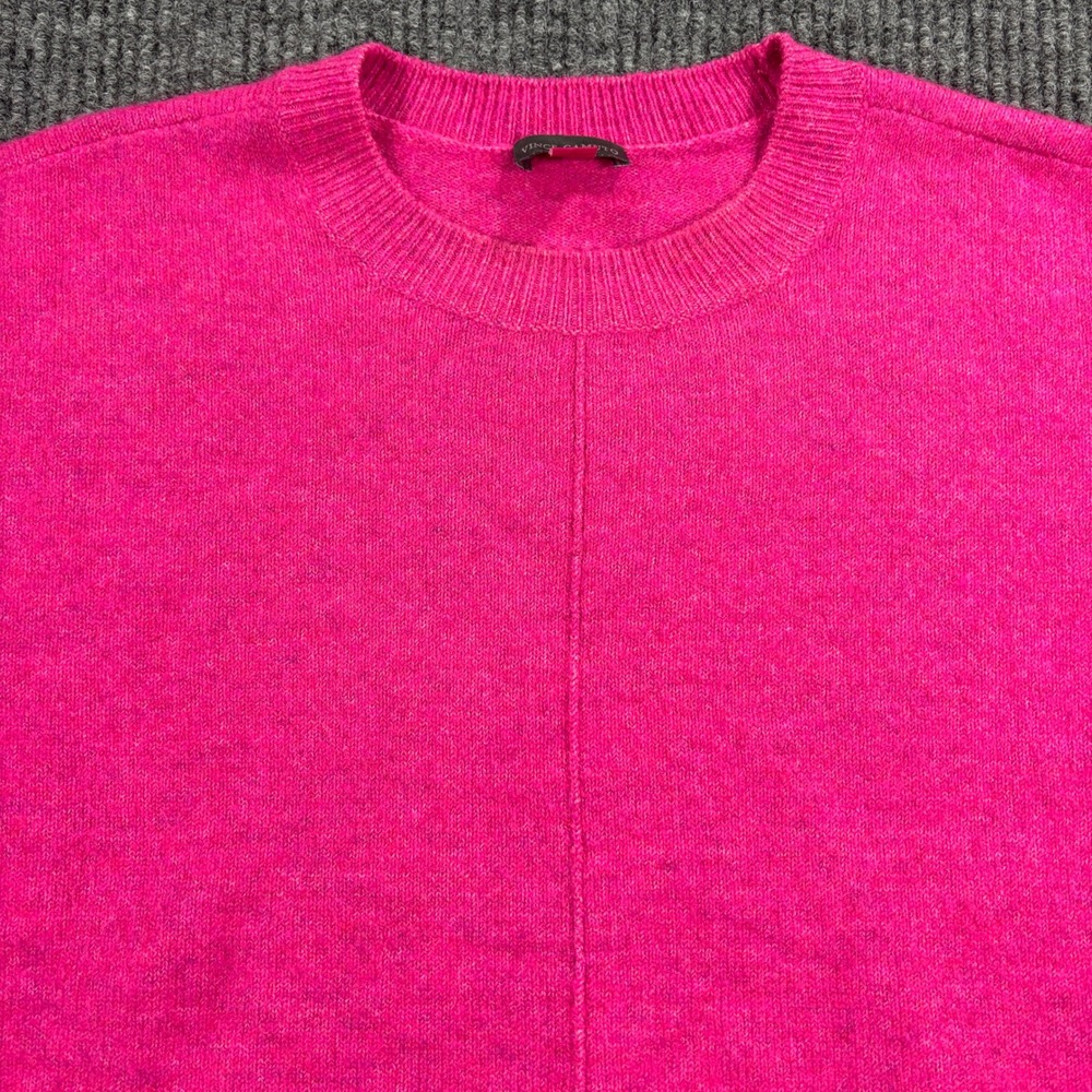 Vince Camuto Sweater Womens Small Pink Crew‎ Neck Long Sleeve Knit